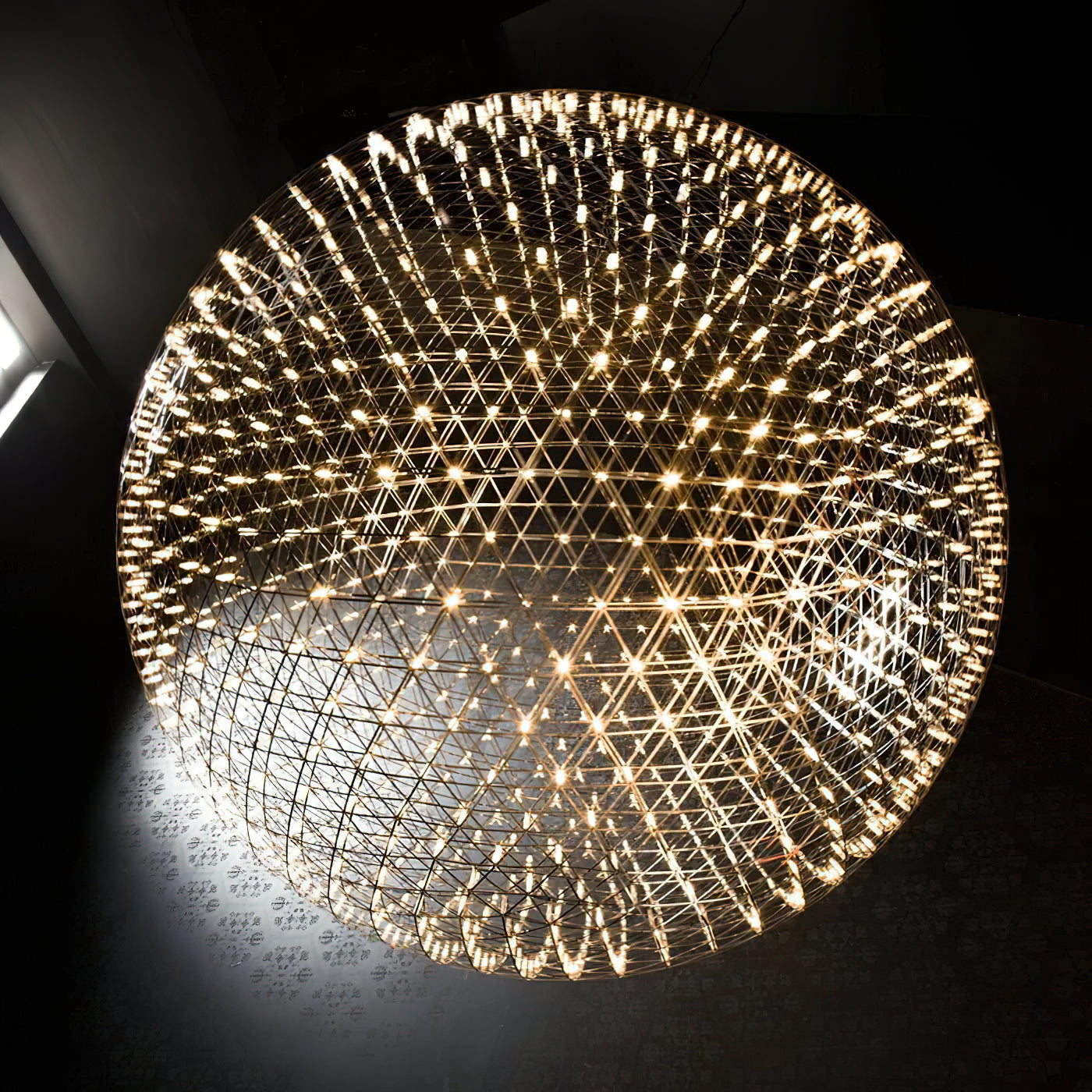 Geodesic LED Sphere Pendant Light