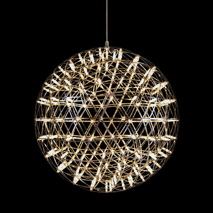 Geodesic LED Sphere Pendant Light