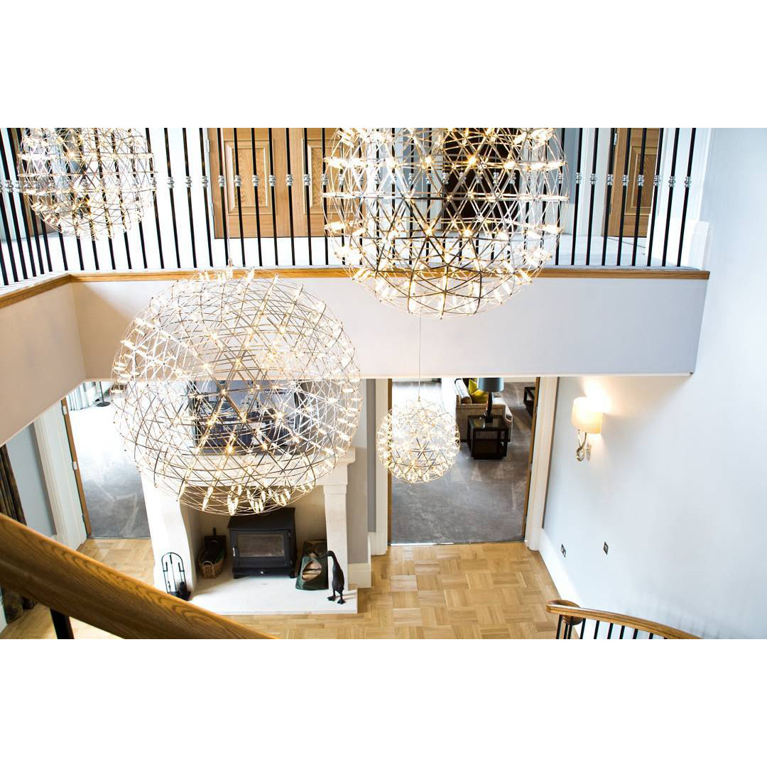 Geodesic LED Sphere Pendant Light