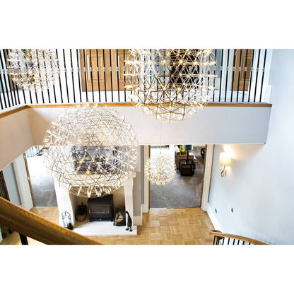Geodesic LED Sphere Pendant Light