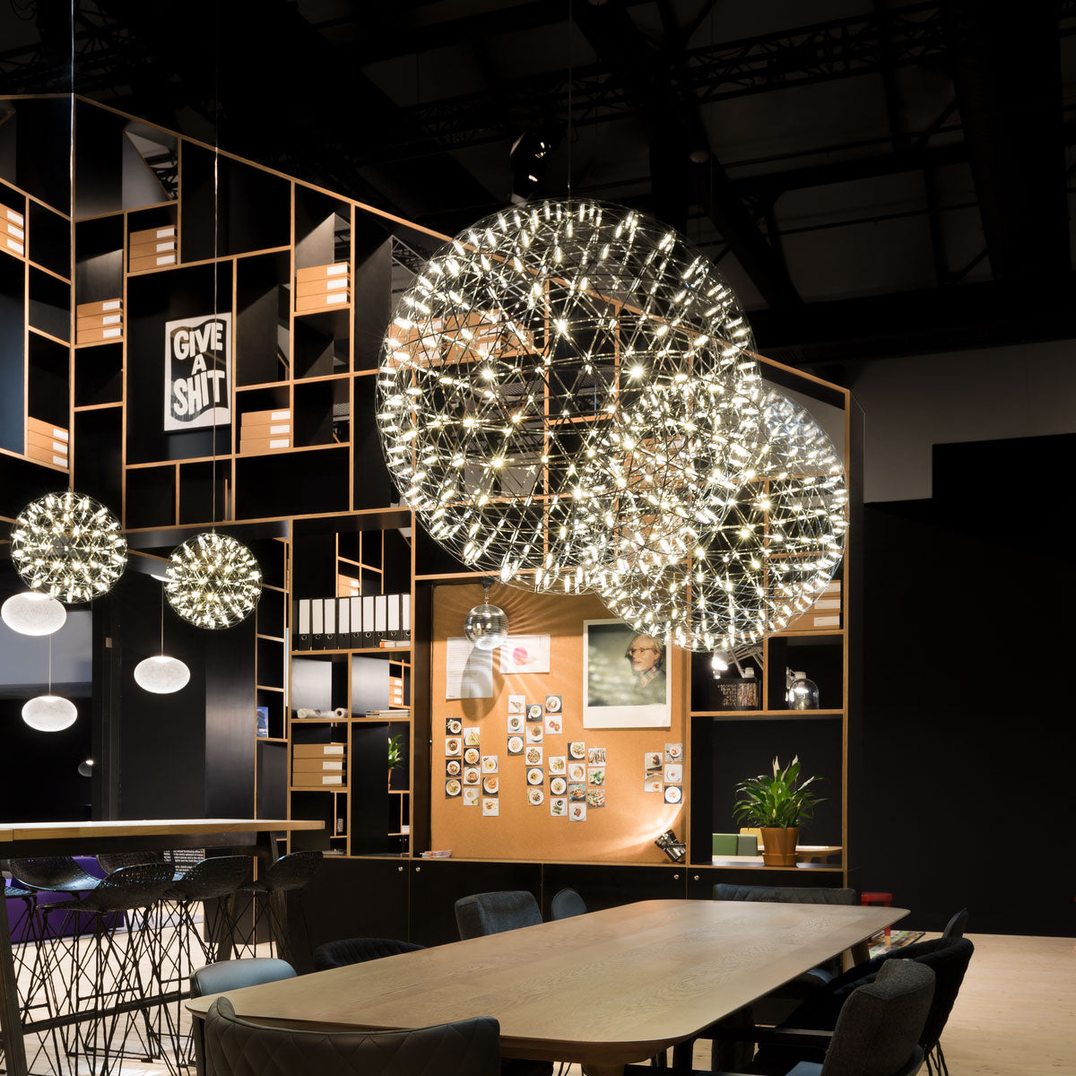 Geodesic LED Sphere Pendant Light