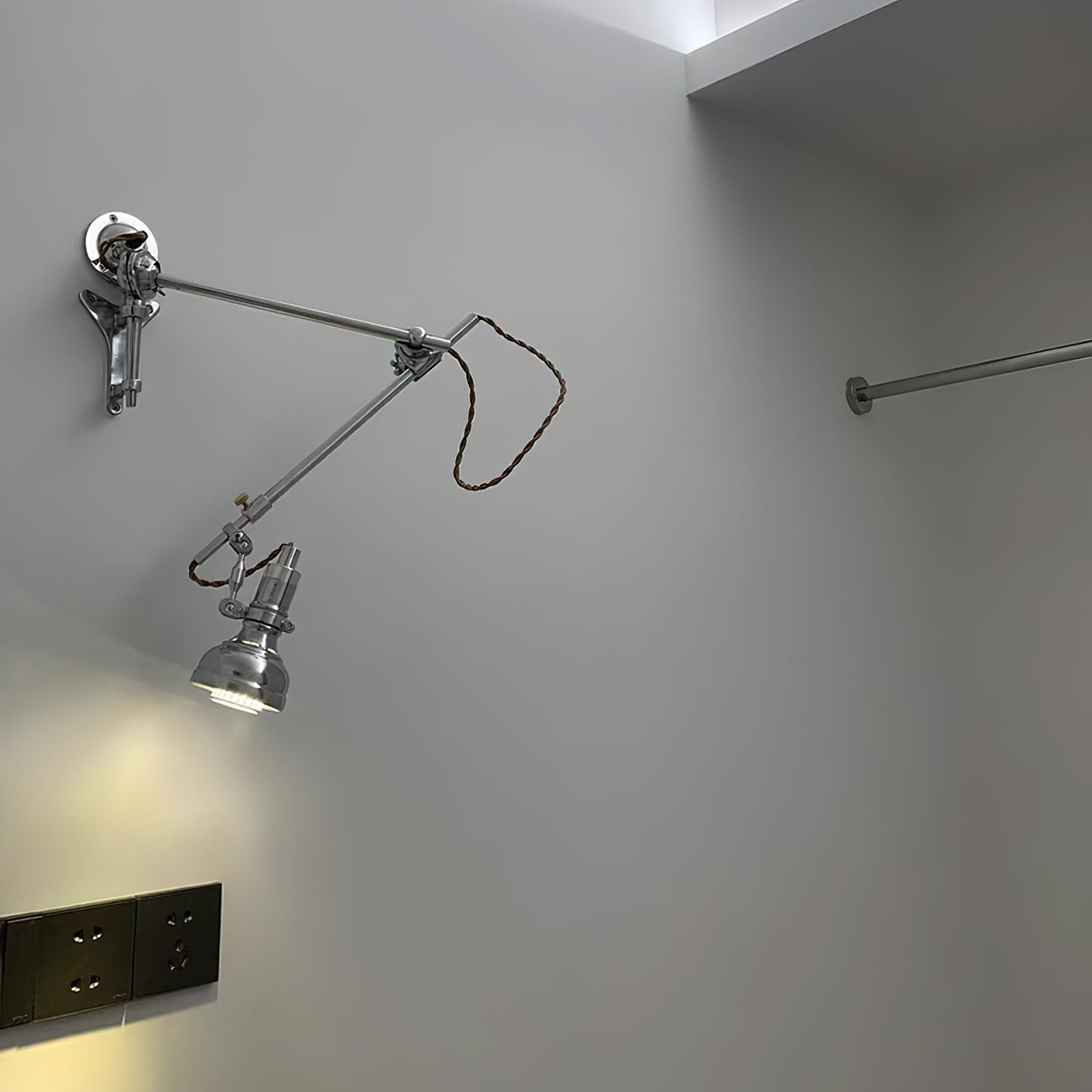 Ralph Rocker Arm Plug-in Wall Lamp