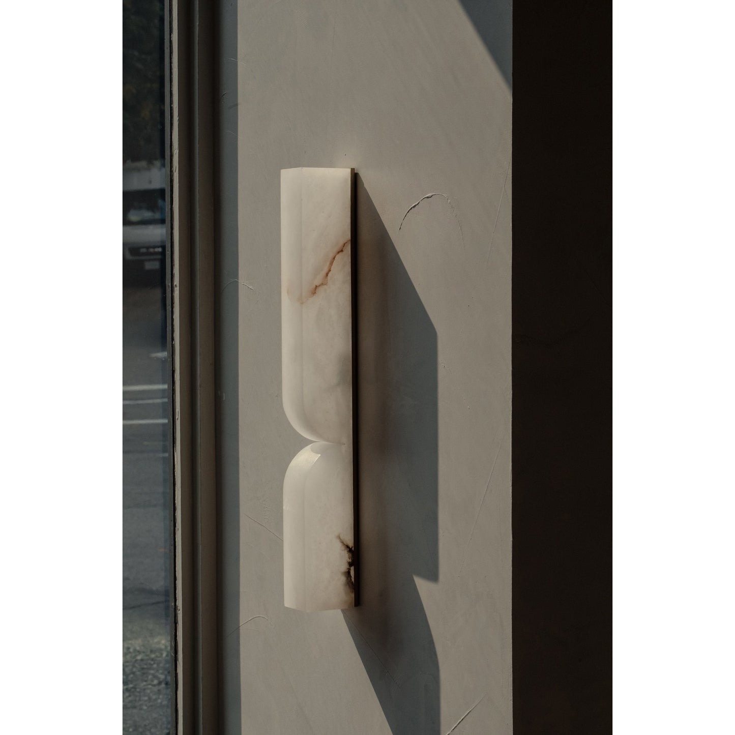 Rectangular Alabaster Wall Lamp