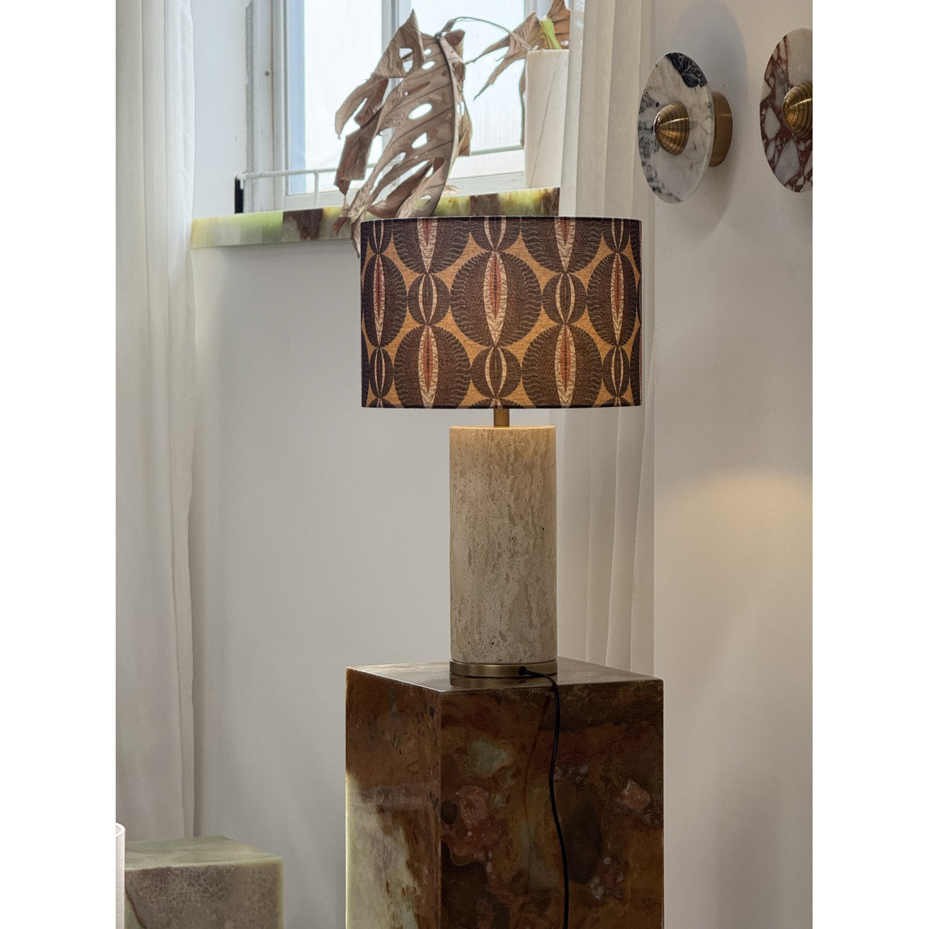 Remi Stone Table Lamp