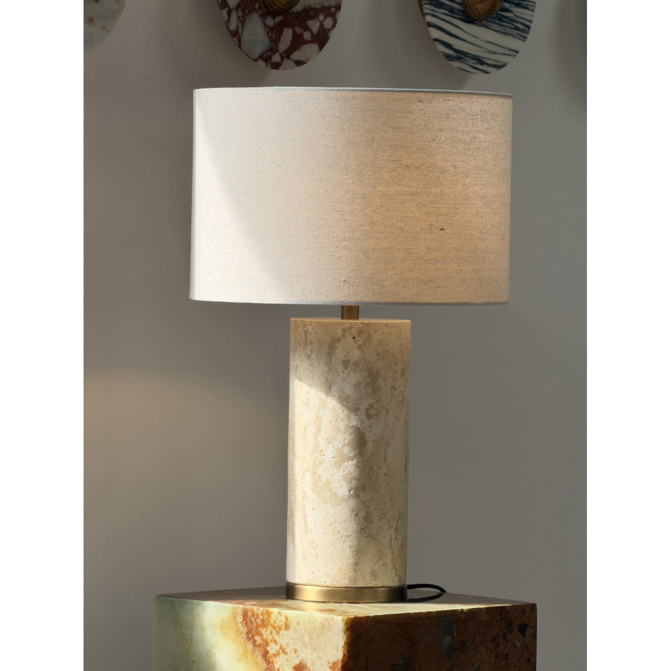 Remi Stone Table Lamp