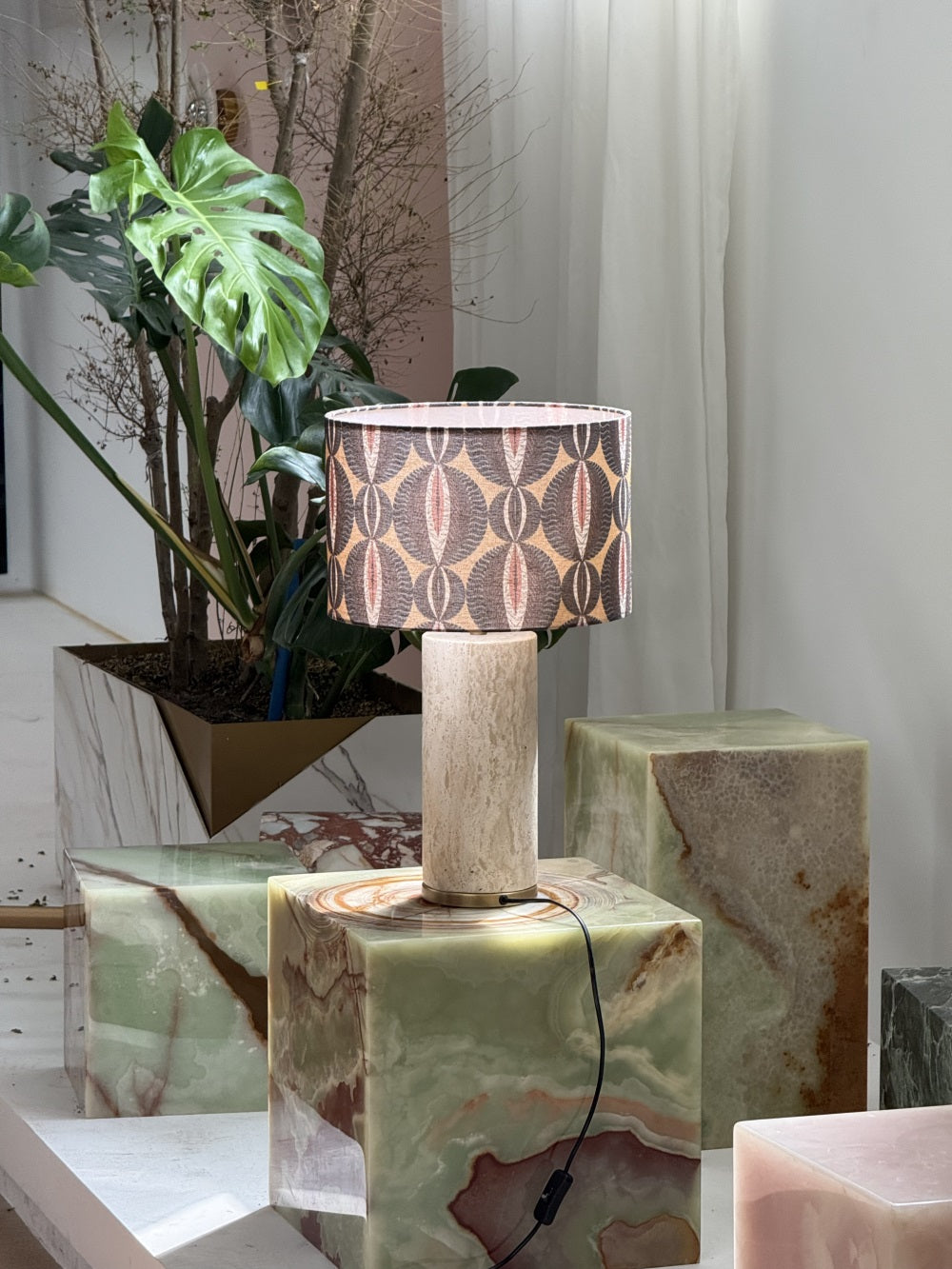 Remi Stone Table Lamp