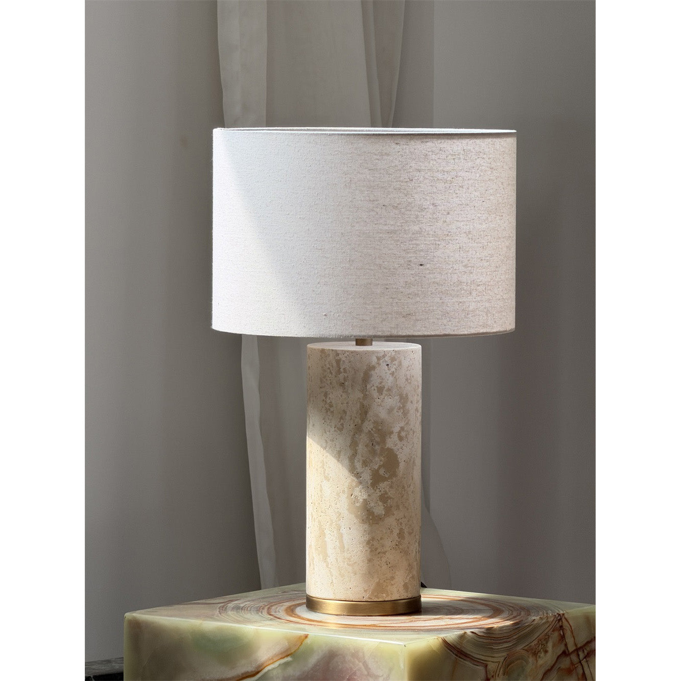 Remi Stone Table Lamp