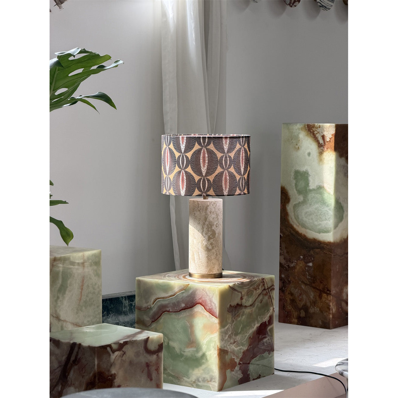 Remi Stone Table Lamp