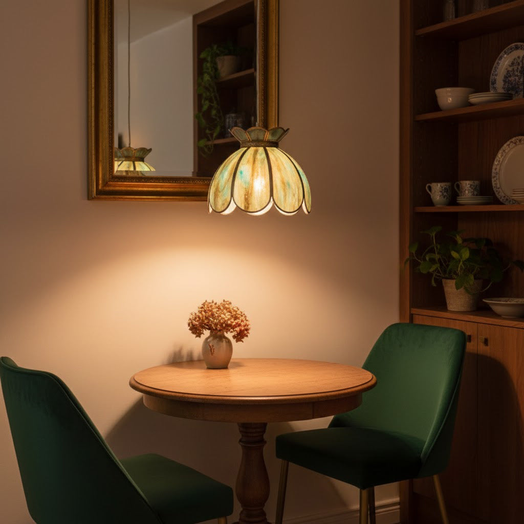 Retro Lotus Pendant Lamp