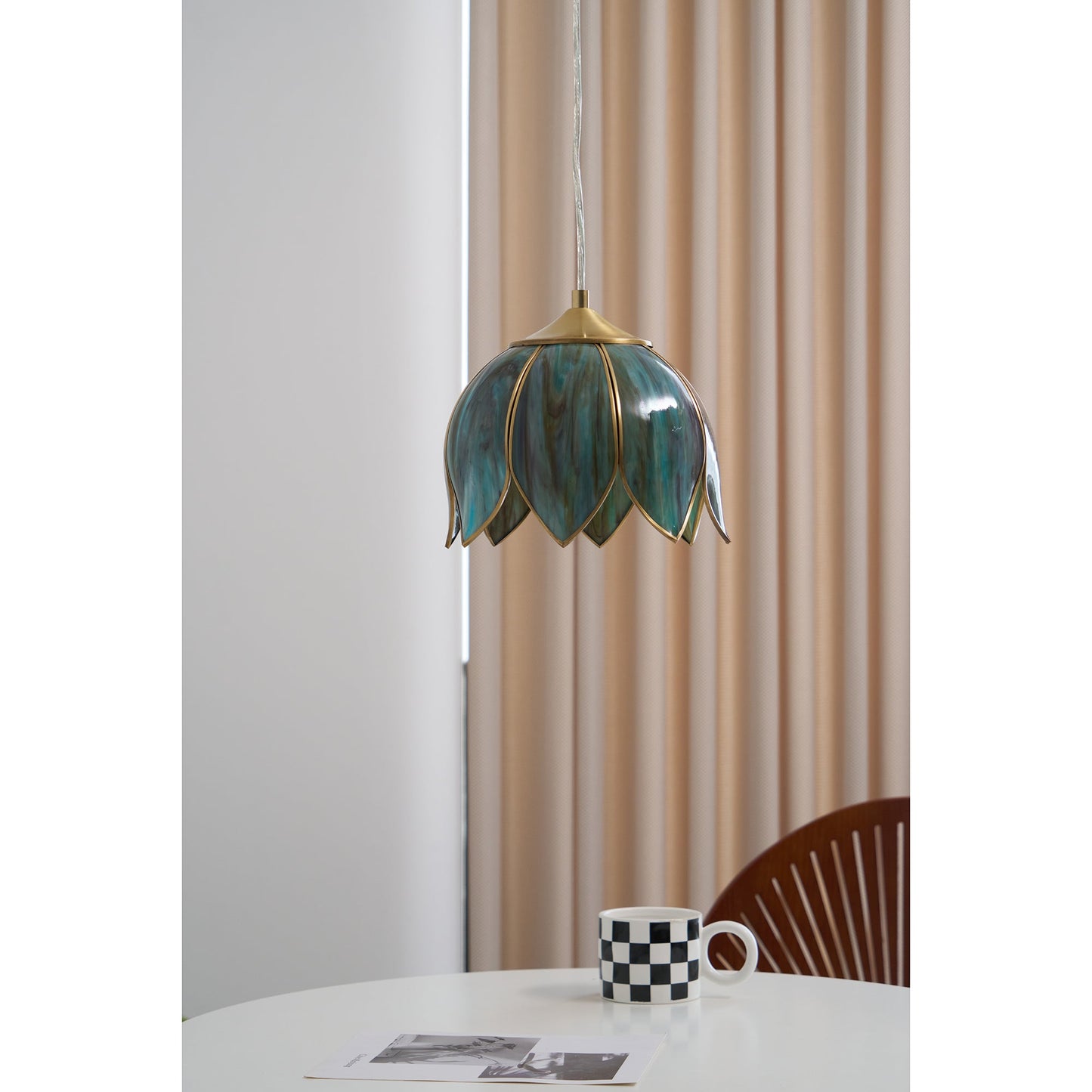 Retro Lotus Pendant Lamp