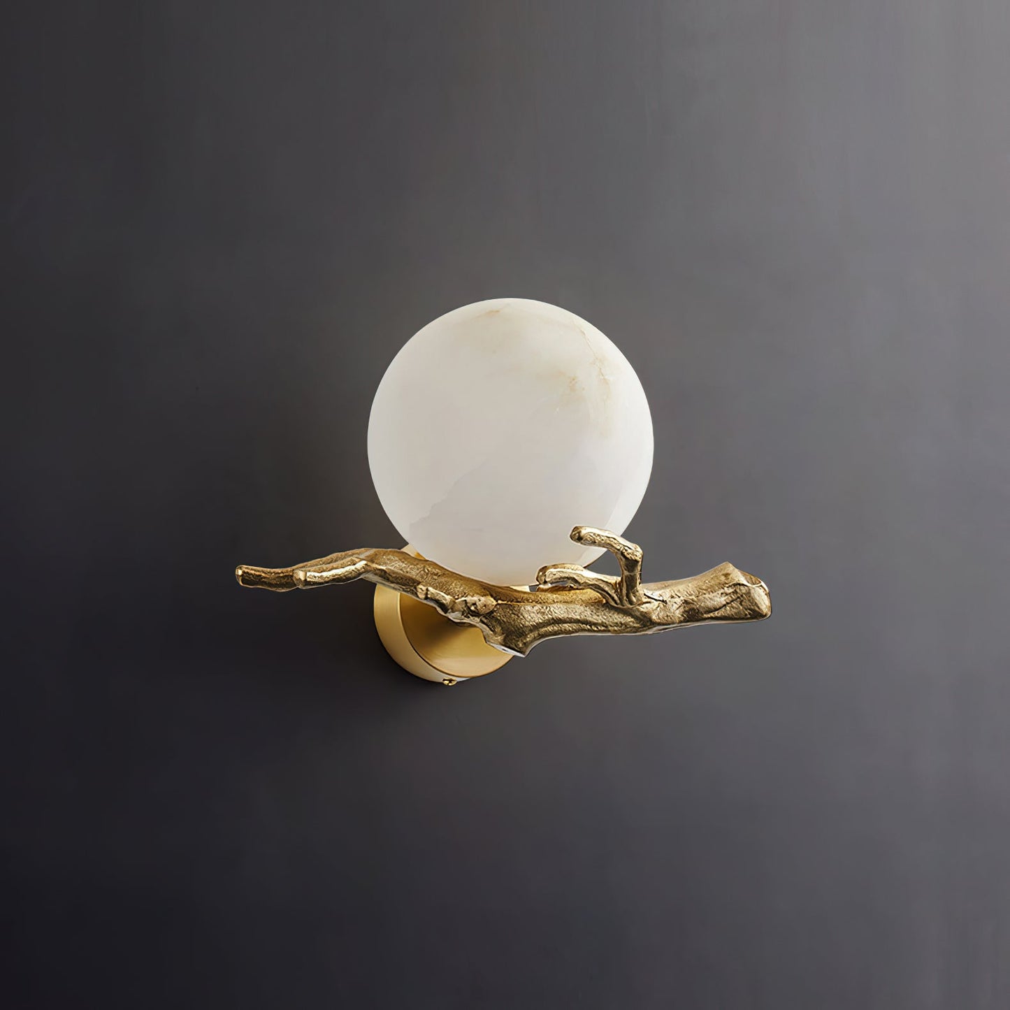 Retro Twigs Alabaster Wall Lamp