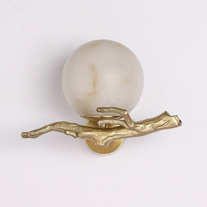 Retro Twigs Alabaster Wall Lamp