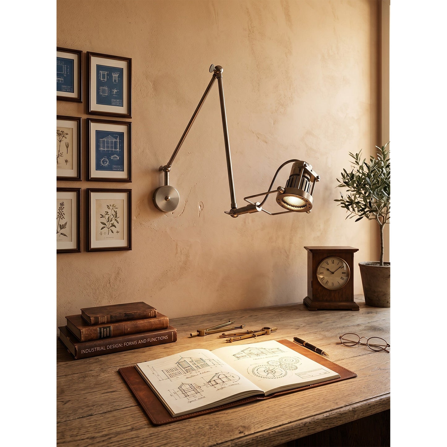 Reznor Adjustable Arm Wall Sconce