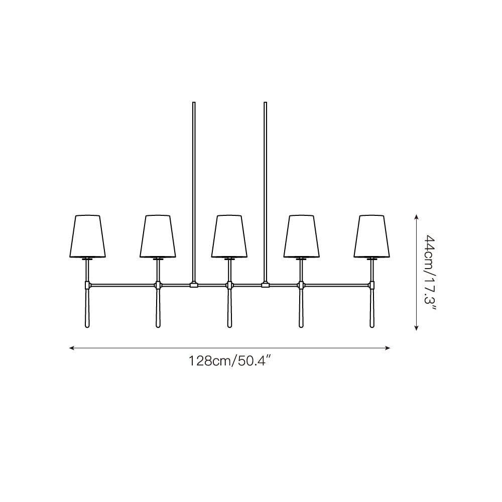 Rhodes Linear Chandelier