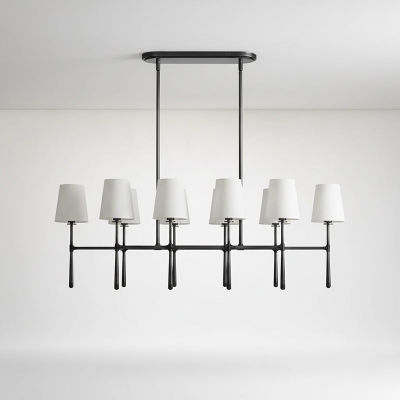 Rhodes Double Linear Chandelier