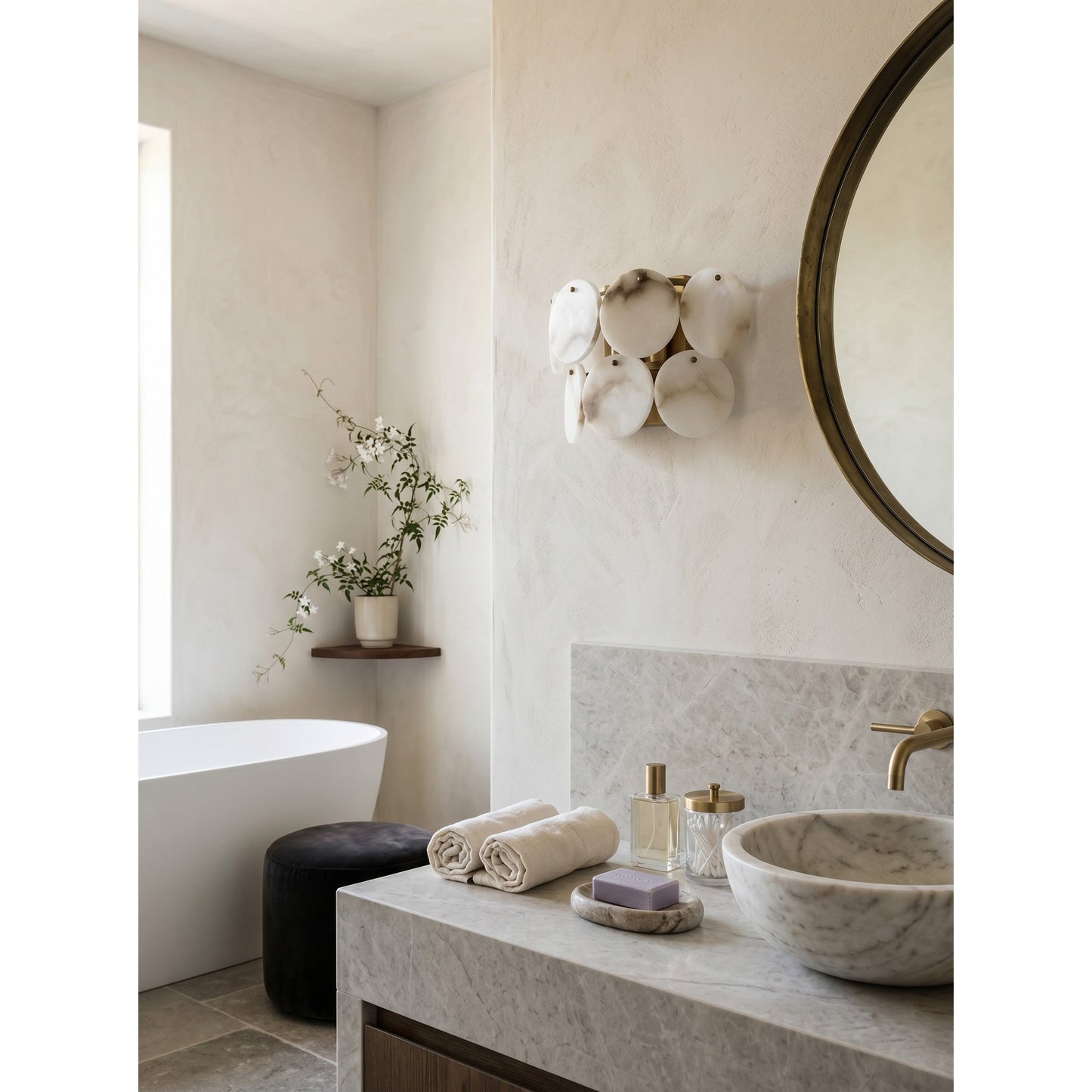 Riviera Alabaster Wall Lamp