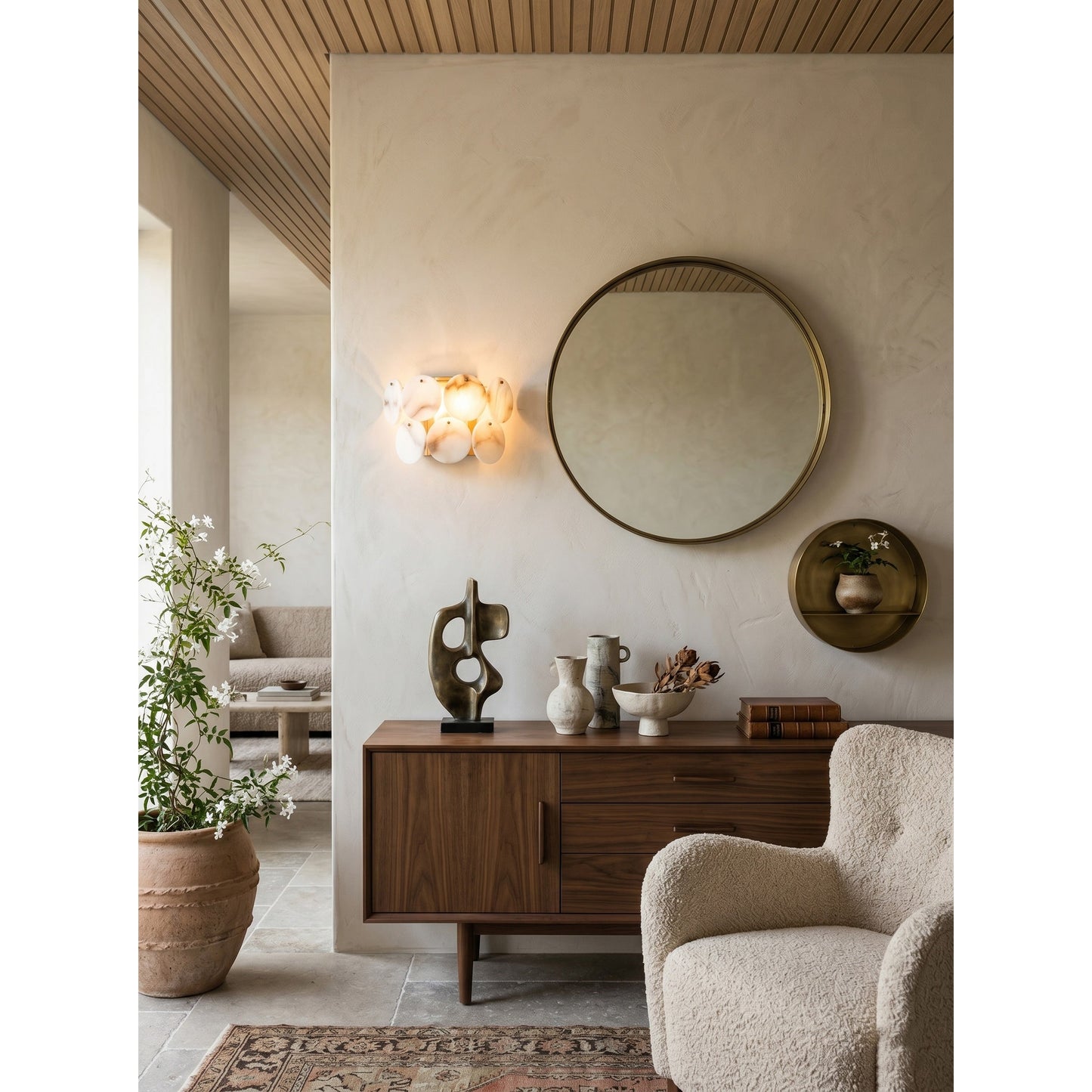 Riviera Alabaster Wall Lamp