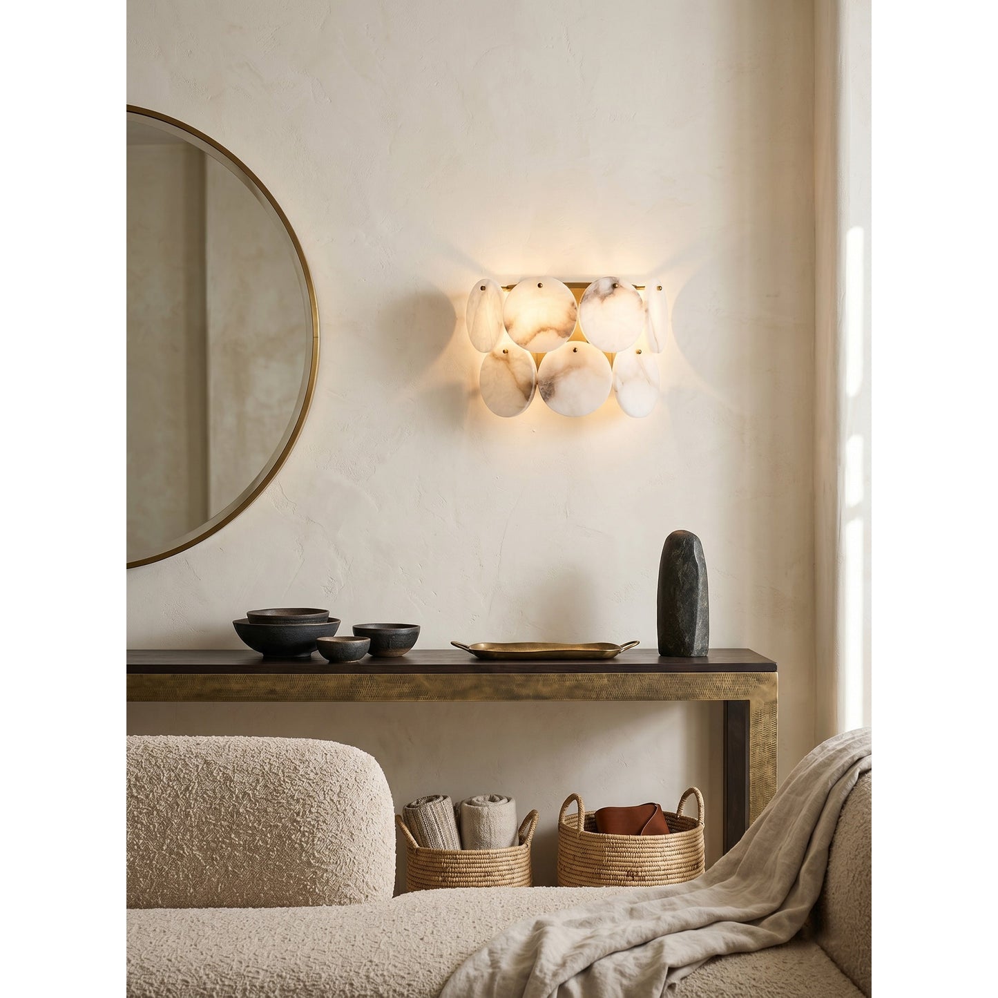 Riviera Alabaster Wall Lamp