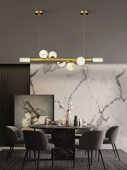 RoMi Carrara Alabaster Pendant Light