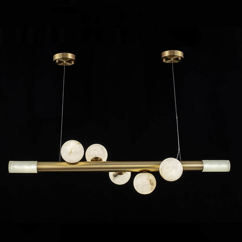 RoMi Carrara Alabaster Pendant Light