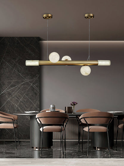 RoMi Carrara Alabaster Pendant Light
