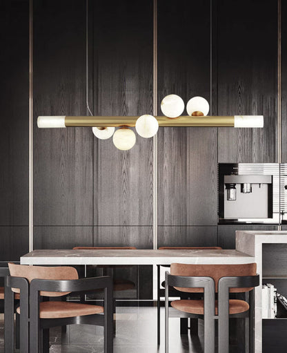 RoMi Carrara Alabaster Pendant Light