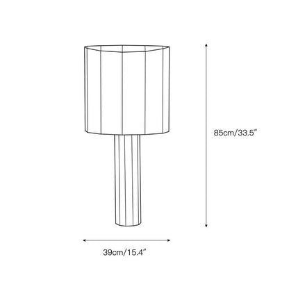 Roma Dodecagon Large Table Lamp