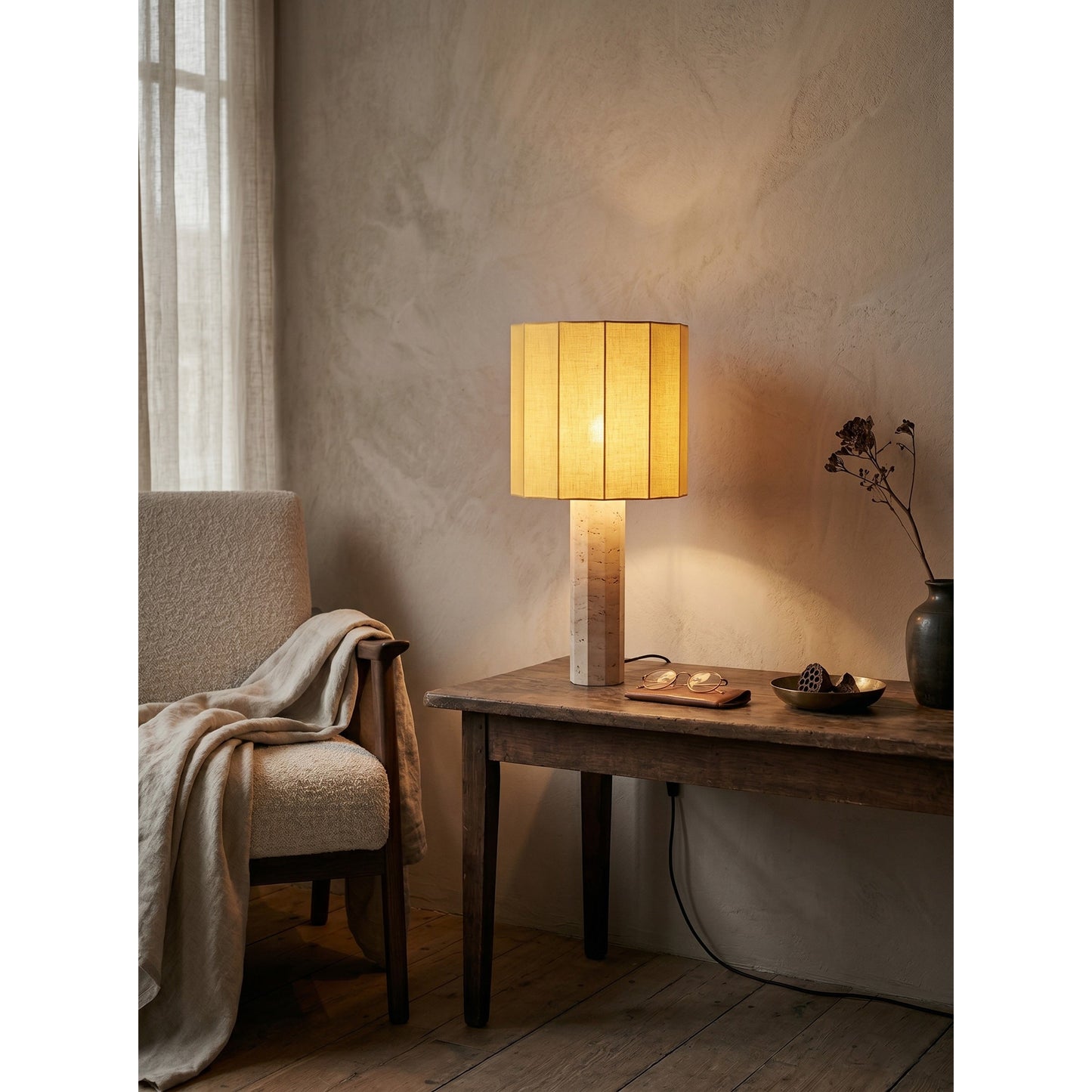 Roma Dodecagon Large Table Lamp