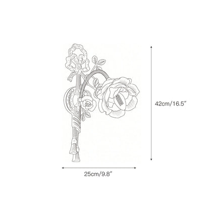 Rosalie Floral Pink Sconce