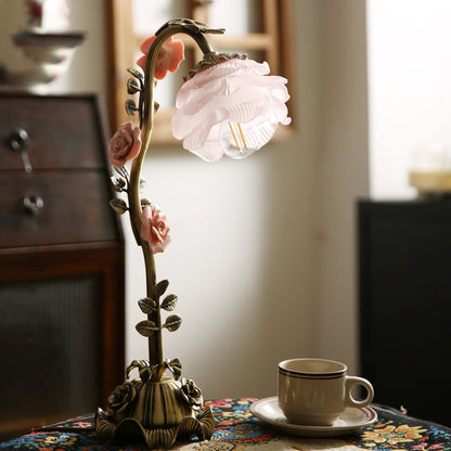 Rosalie Floral Table Lamp