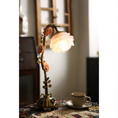 Rosalie Floral Table Lamp