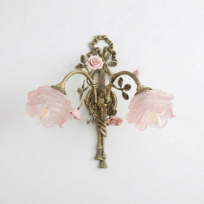 Rosalie Floral Pink Sconce
