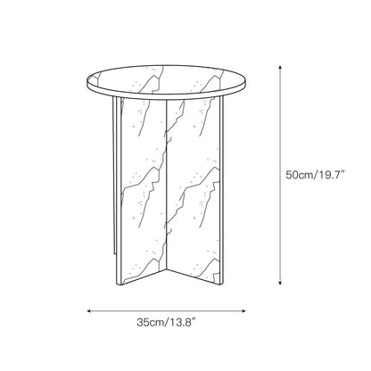 Rosie Marble Side Table