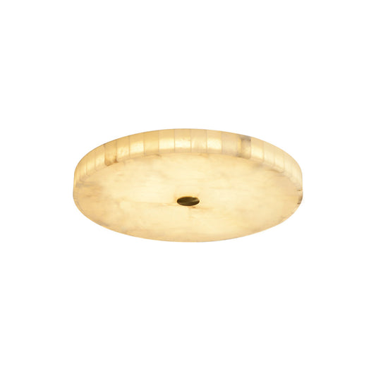 Round Mosaic Alabaster Ceiling Lamp