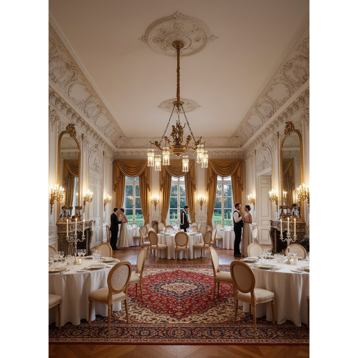 Ruth Brass Chandelier