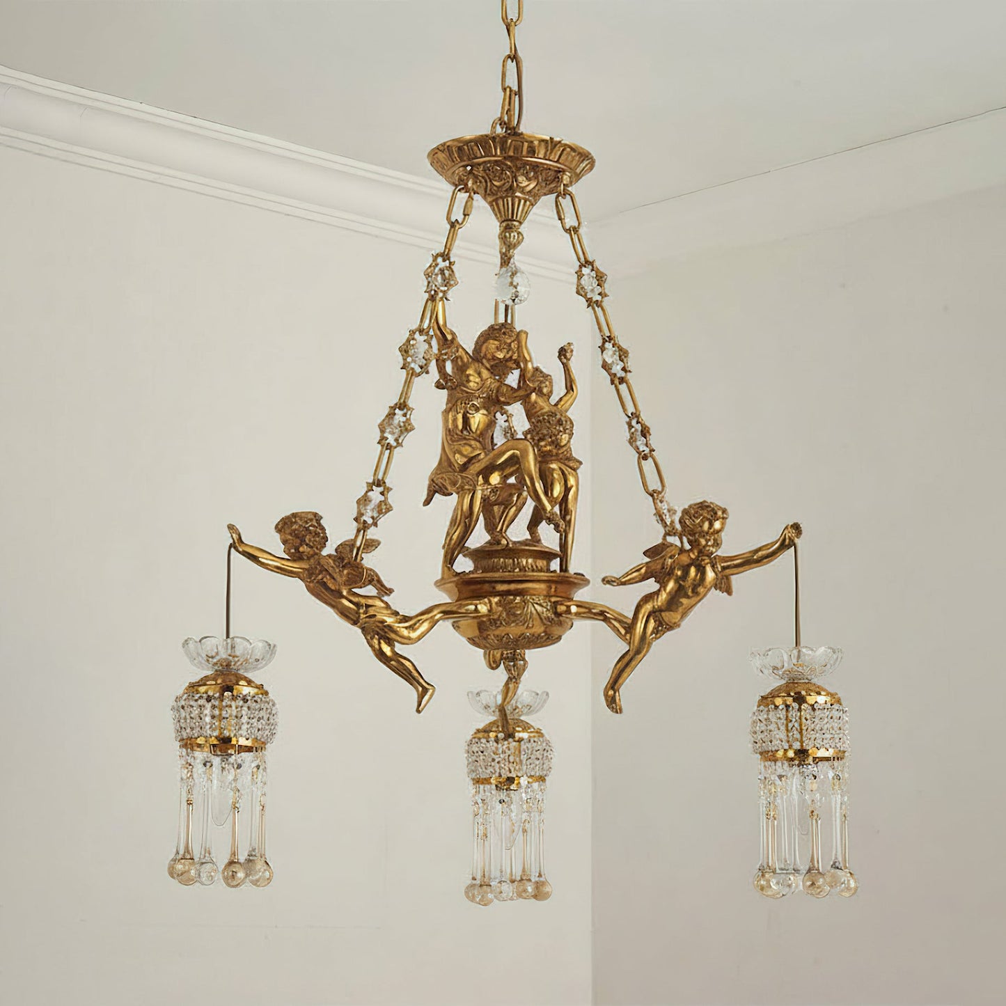 Ruth Brass Chandelier