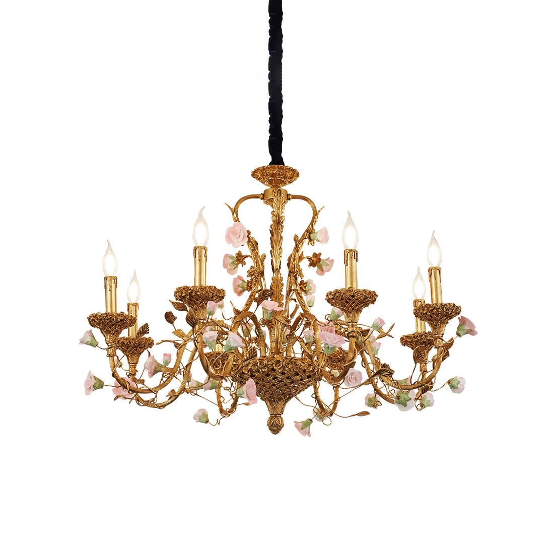 Sabine Flowers Chandelier