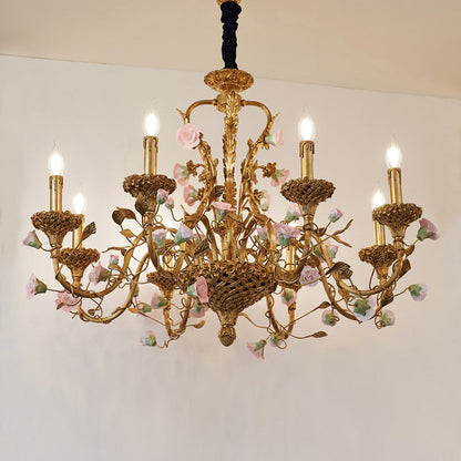 Sabine Flowers Chandelier
