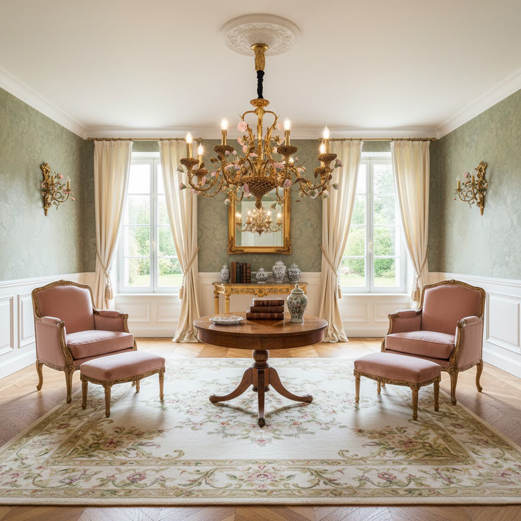 Sabine Flowers Chandelier