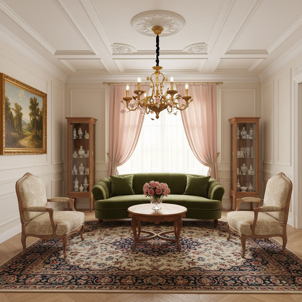 Sabine Flowers Chandelier