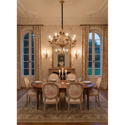 Sabine Flowers Chandelier