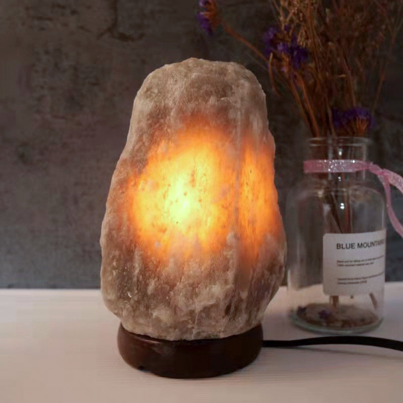 Salt Stone Table Lamp