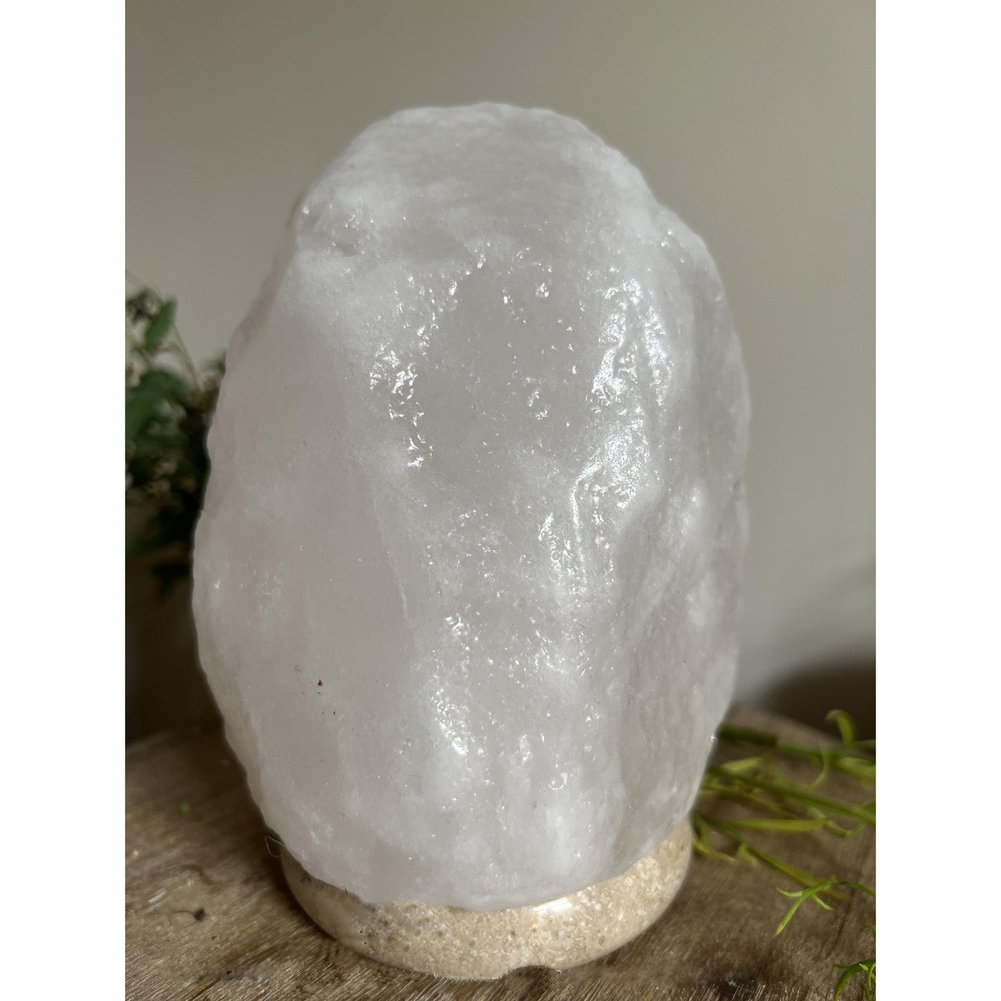 Salt Stone Table Lamp