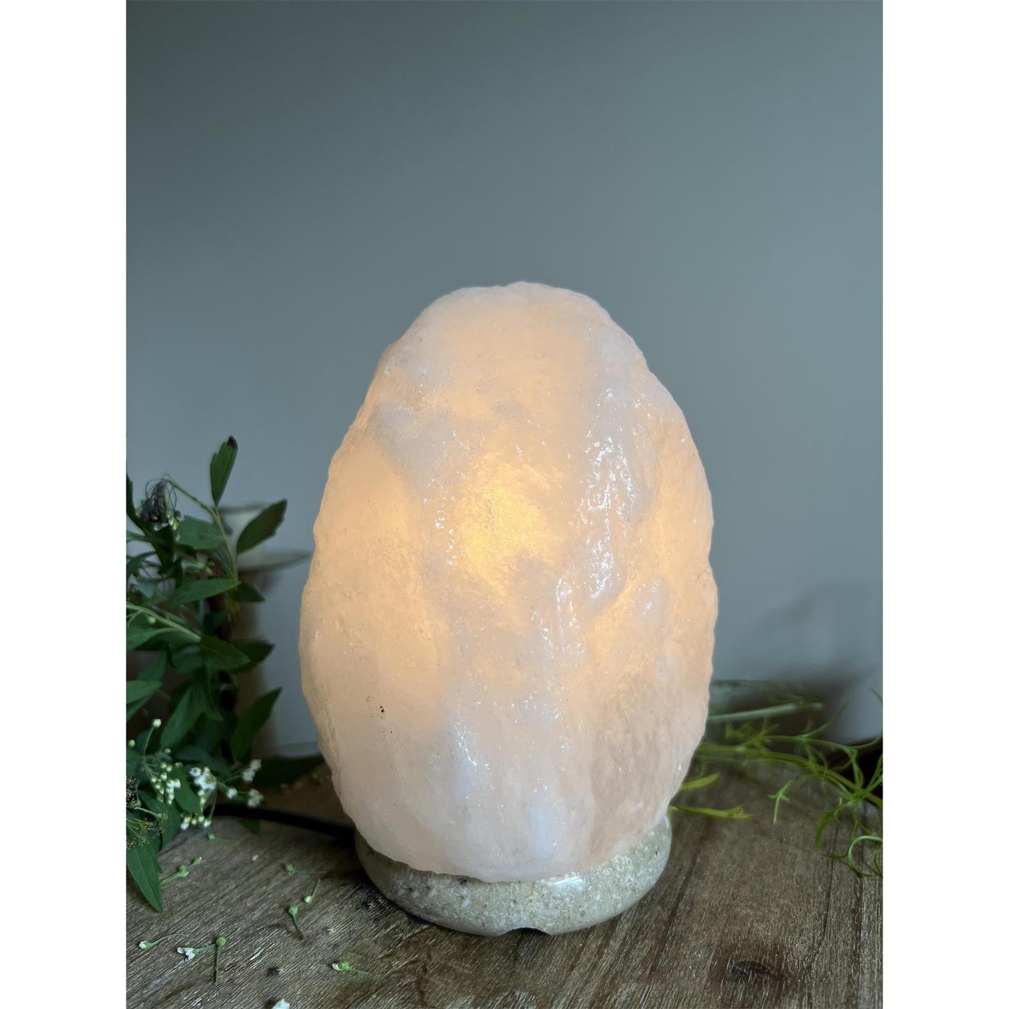 Salt Stone Table Lamp