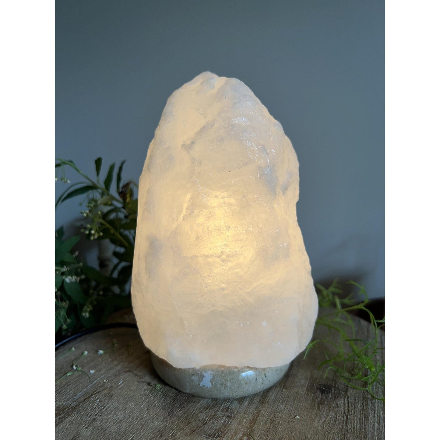 Salt Stone Table Lamp