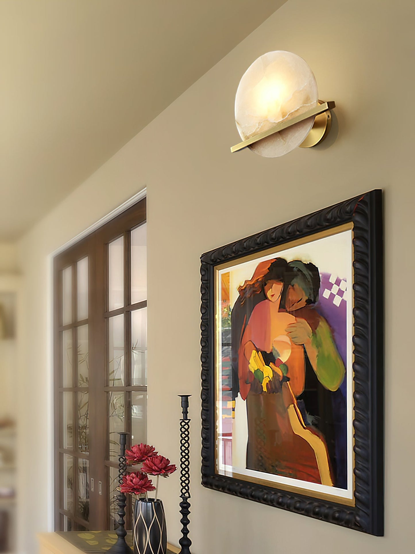 Savion Alabaster Wall Lamp