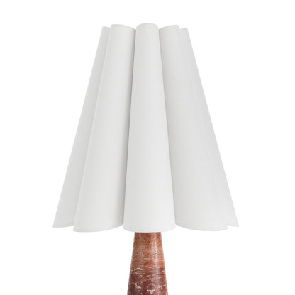 Shadon Marble Pleated Table Lamp