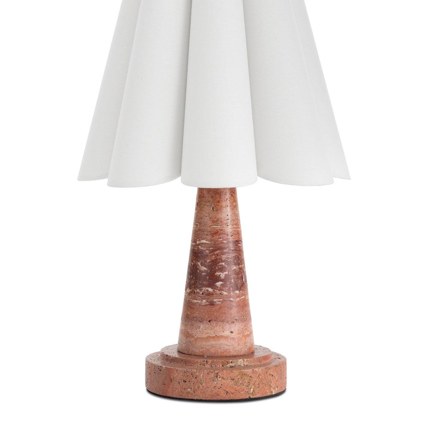 Shadon Marble Pleated Table Lamp