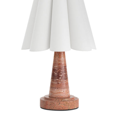 Shadon Marble Pleated Table Lamp