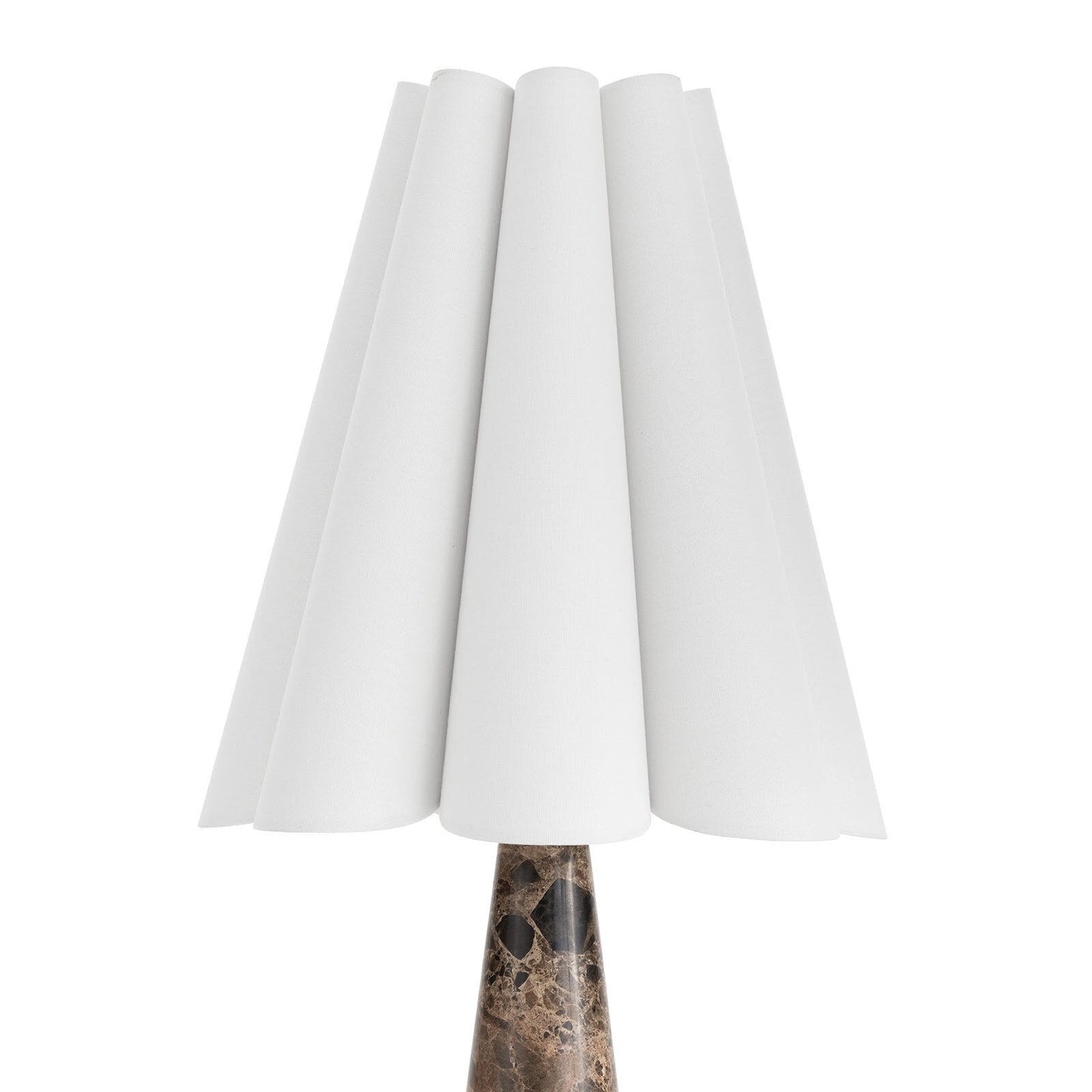 Shadon Marble Pleated Table Lamp